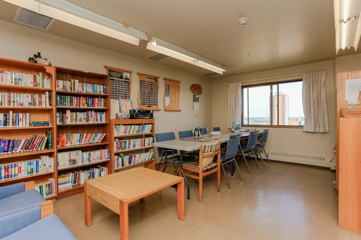 Library and activity room
