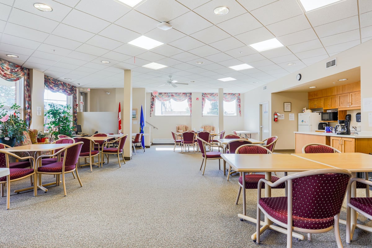 Lounge and Common Area Kitchen