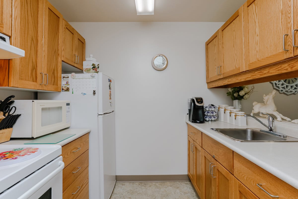 One bedroom suite (example 1) kitchen