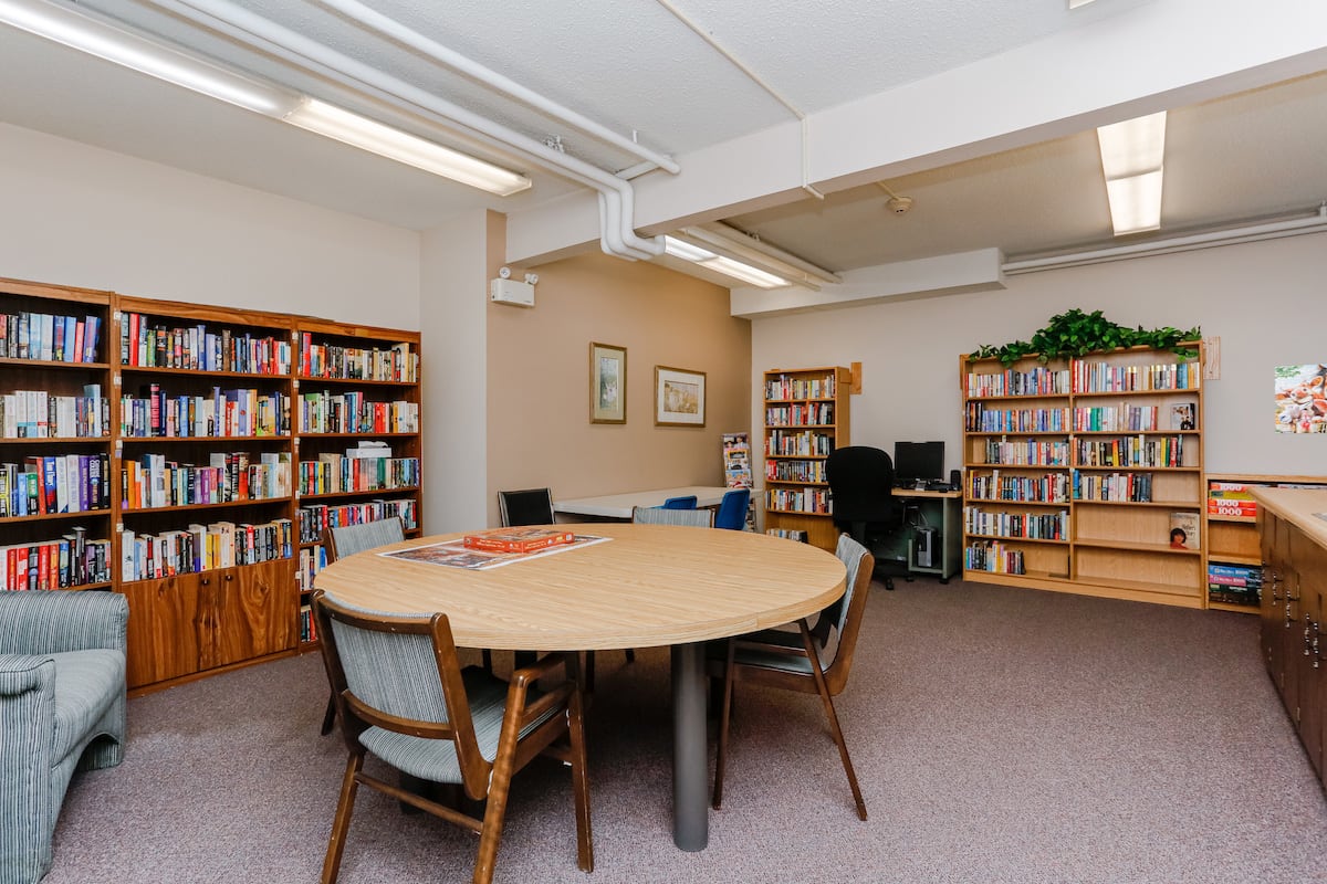 Library and craft room