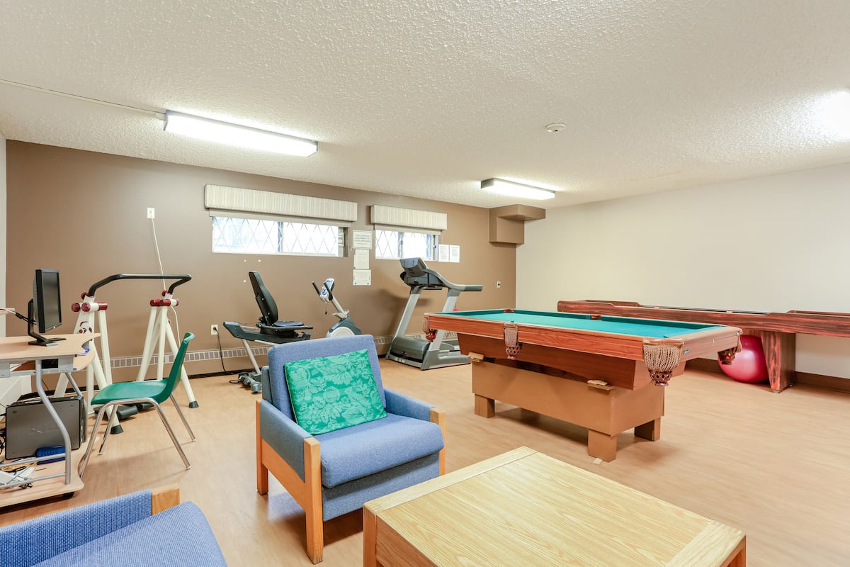 Recreation Room and Exercise Area