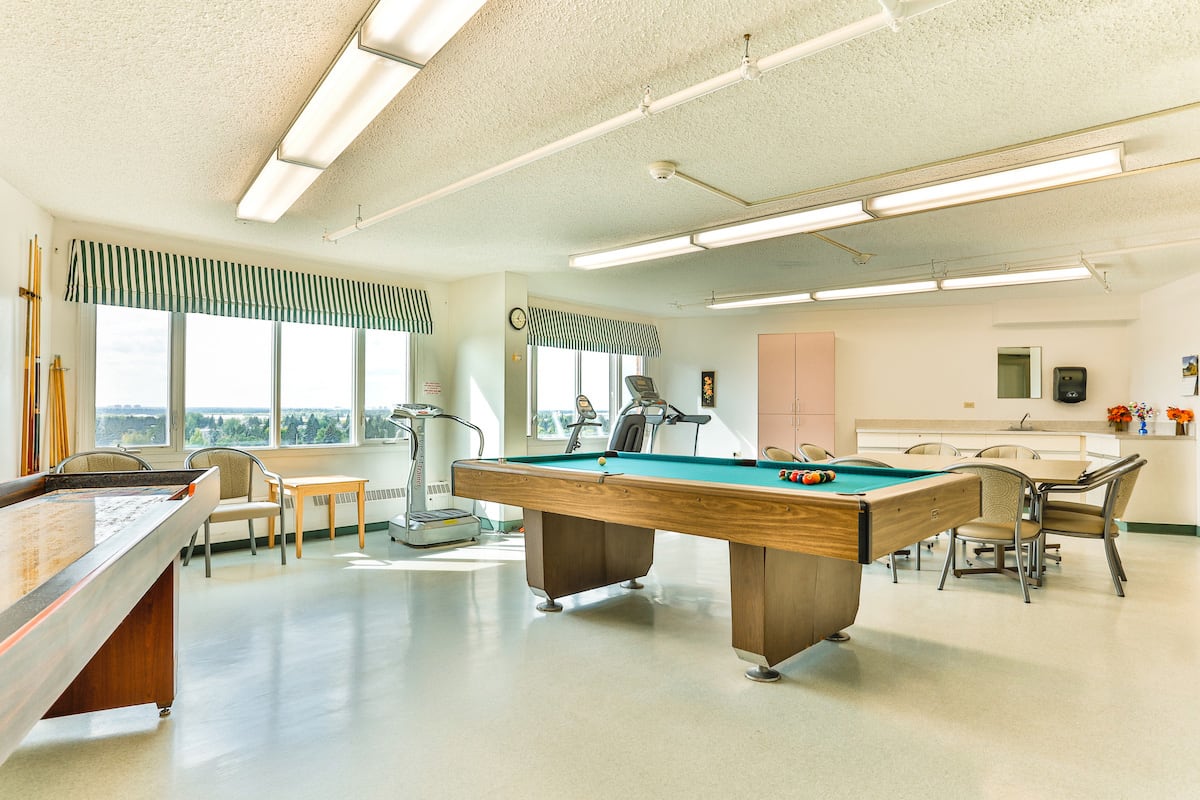 Recreation Room and Exercise Area