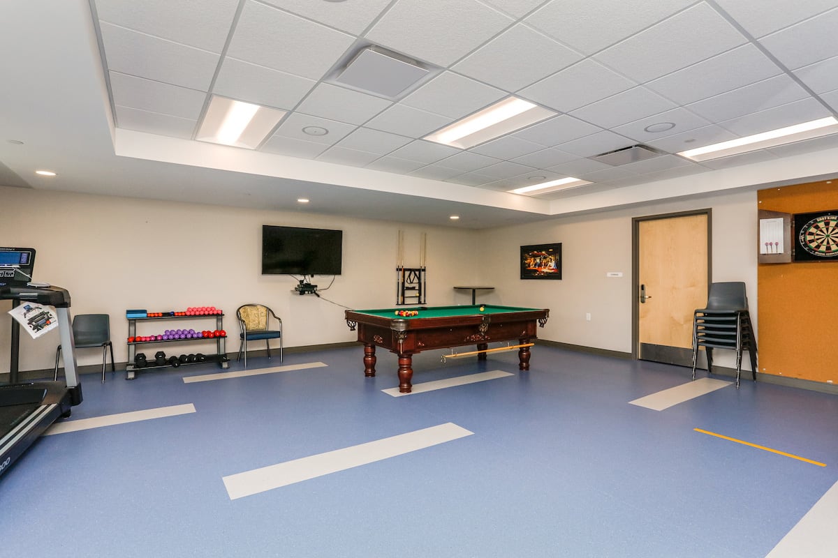 Exercise and activity room