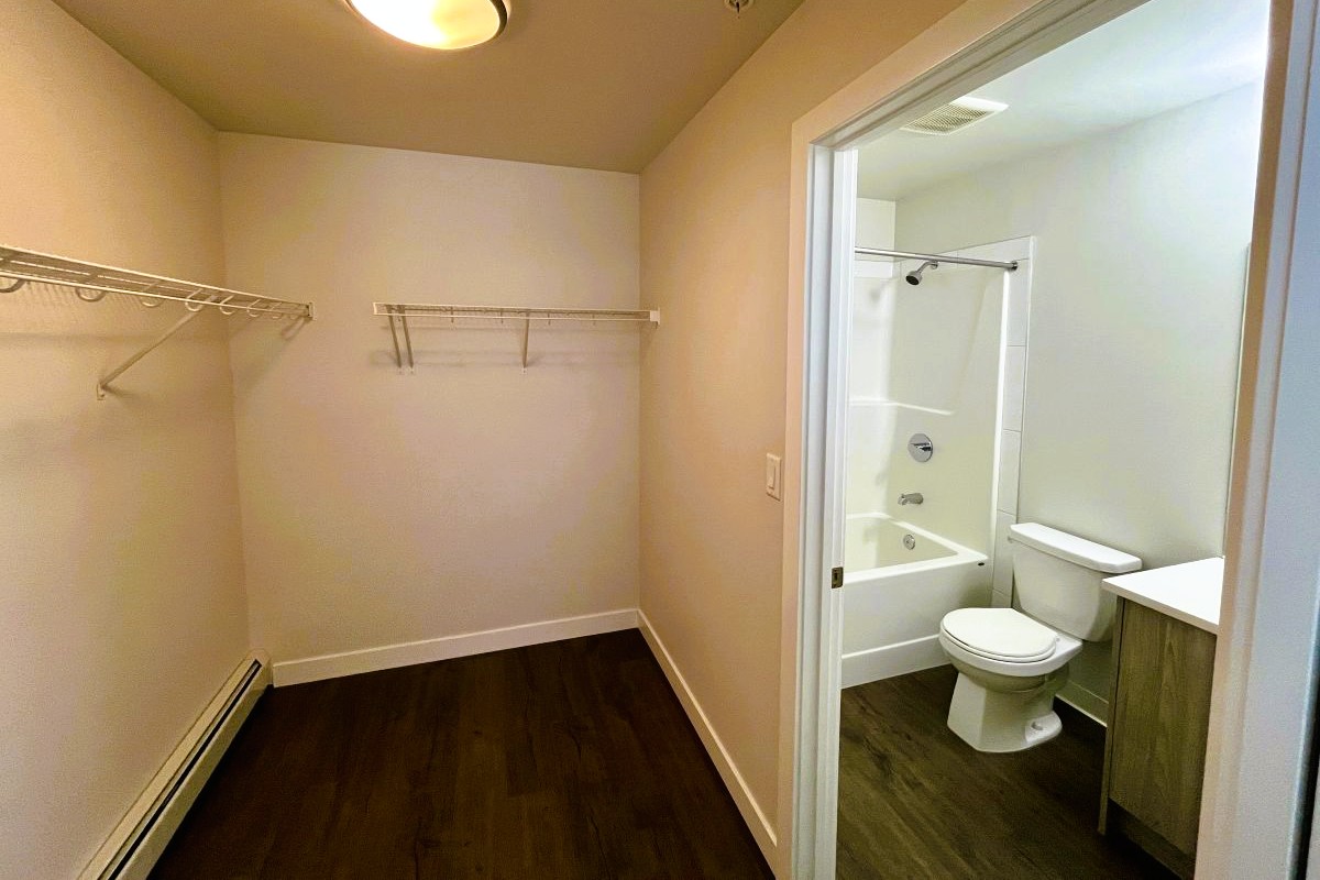 Two Bedroom Suite Master Storage and Bathroom